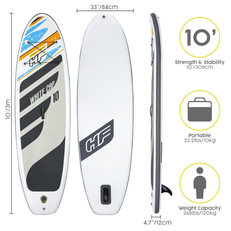 Hydro-Force White Cap 10 Foot SUP-1