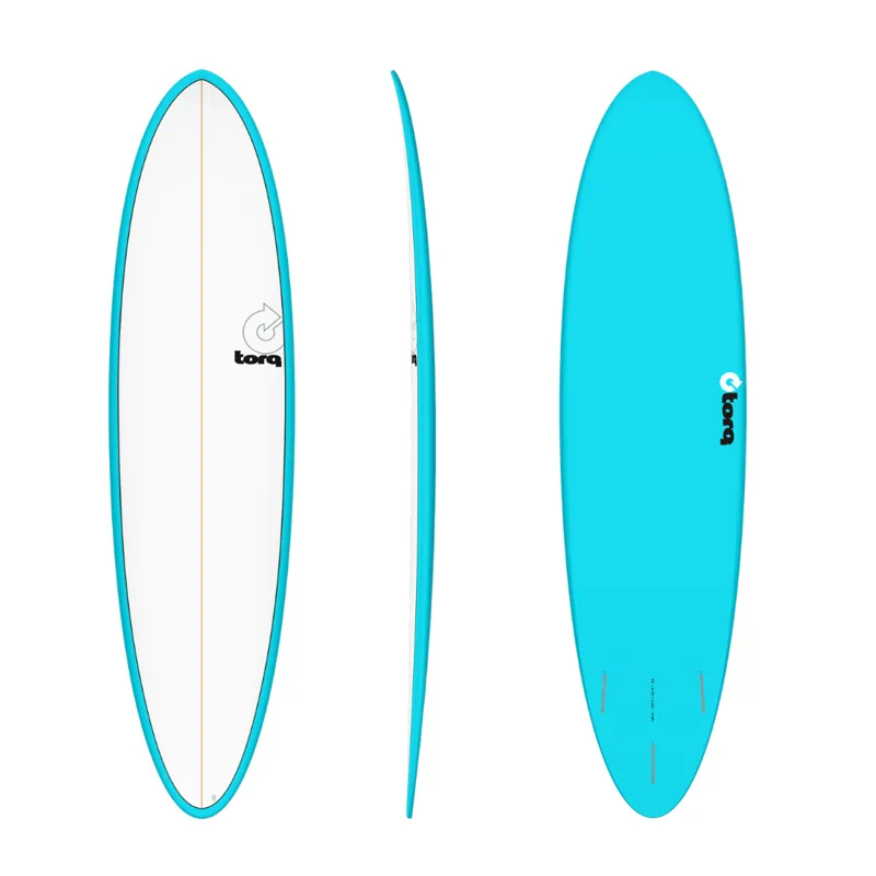 Torq Fun Tet Pinline White Deck in Blue / Pinline 6 Foot 8