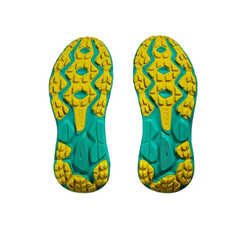 Hoka Womens Challenger ATR 7 GTX in Real Teal / Tech Green-3