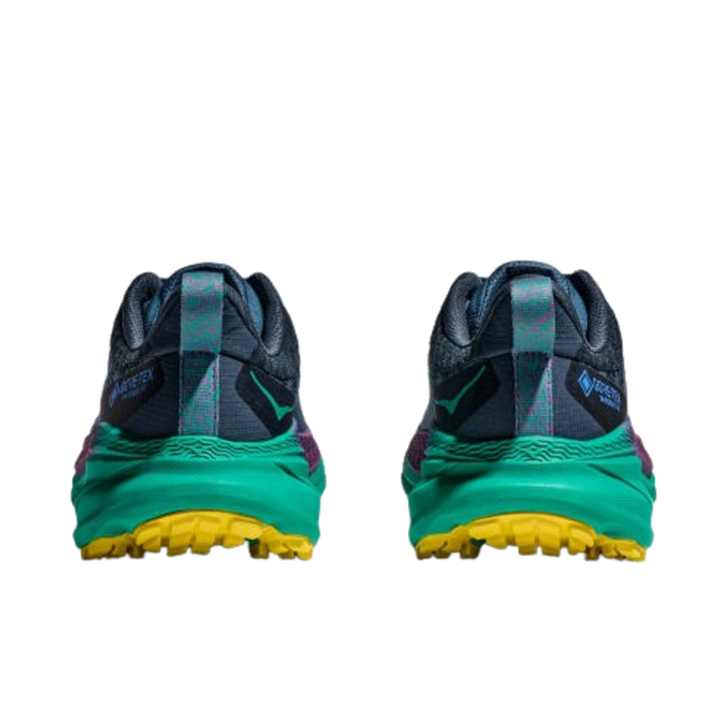 Hoka Womens Challenger ATR 7 GTX in Real Teal / Tech Green-2