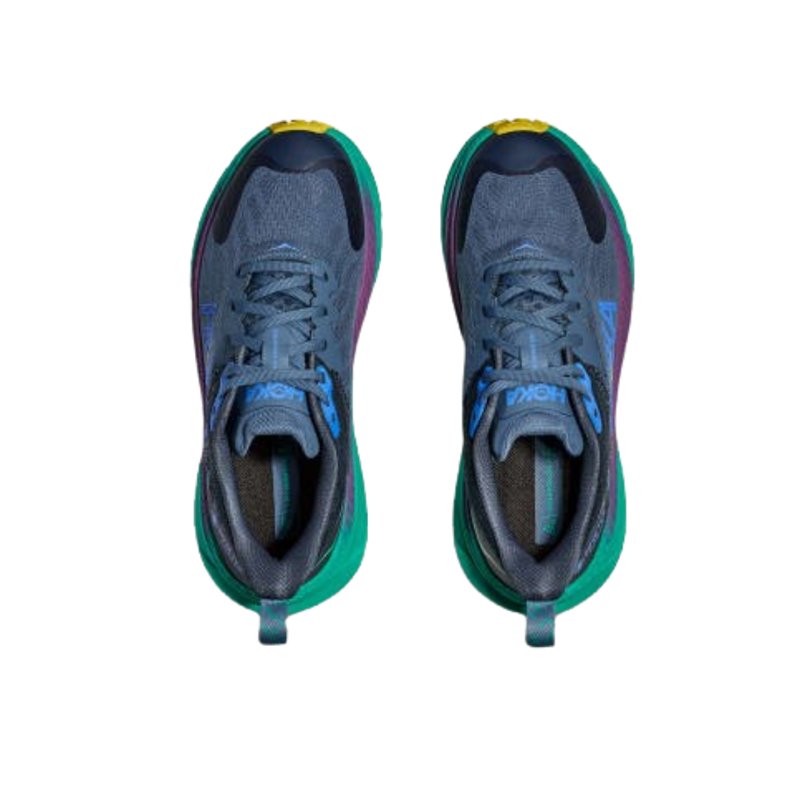 Hoka Womens Challenger ATR 7 GTX in Real Teal / Tech Green-1