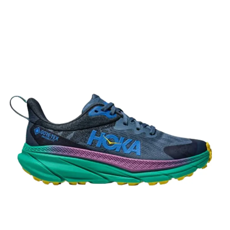 Hoka Womens Challenger ATR 7 GTX in Real Teal / Tech Green
