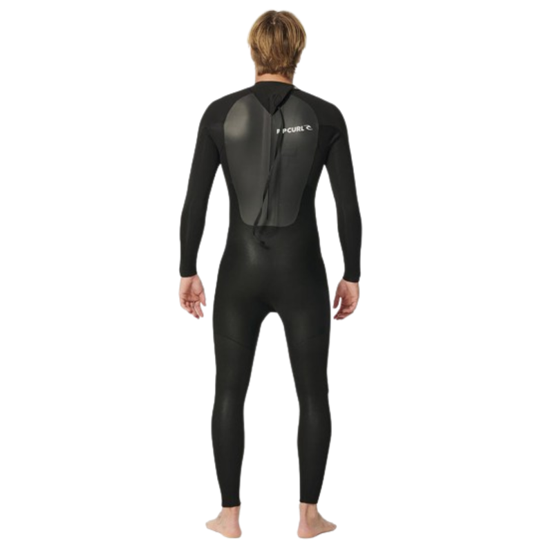 Rip Curl Mens Omega 3/2GB Back Zip Steamer in Black-1