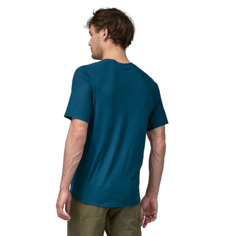 Patagonia Mens Capilene Cool Trail Shirt in Lagom Blue-1