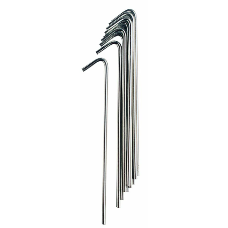 Vango Steel Pin Peg 18cm x 4mm in Silver