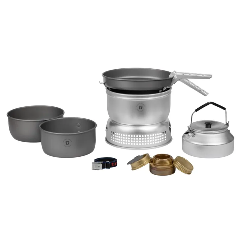 Trangia 25-8 Stove Hard Anodised pans with Kettle