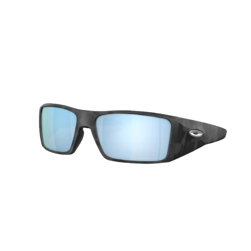 Oakley Heliostat in Matt Black Camo with Prizm Deep Water Lens