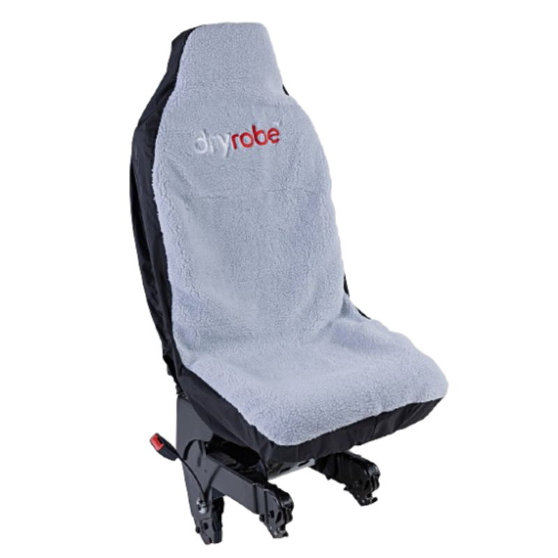 Dryrobe V3 Car Seat Cover Single in Black / Grey