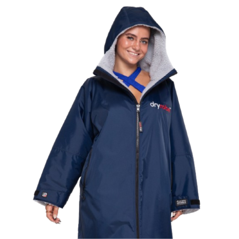 Dryrobe Advance L/S in Navy / Grey-1