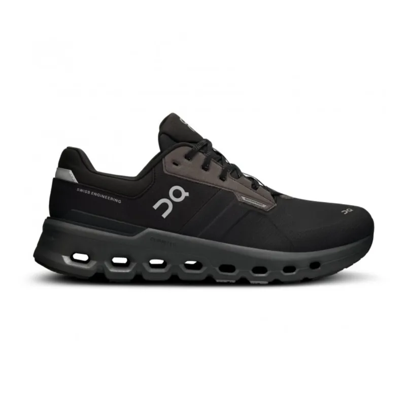 On Mens Cloudrunner 2 Waterproof in Magnet/Black