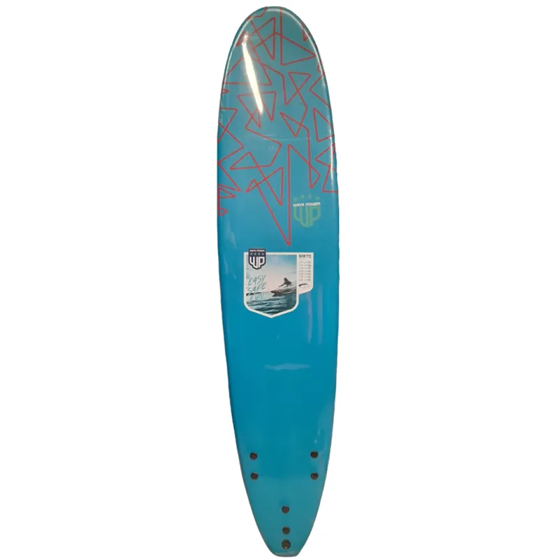 Wave Power 0800 SOFTY EPS Surf Board - Blue / Teal 8'0