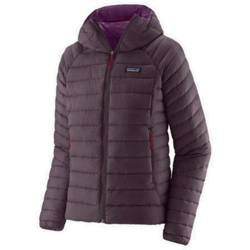 Patagonia Women's Down Sweater Hoody in Obsidian Plum