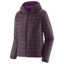 Patagonia Women's Down Sweater Hoody in Obsidian Plum