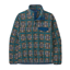 Patagonia Women's Lightweight Synchilla Snap-T Pullover in Snow Beam Pale Periwinkle